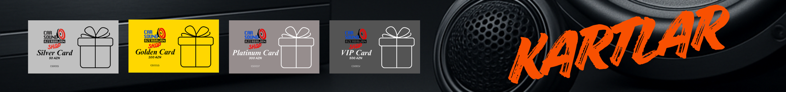 CarSound kartlar banneri